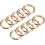 Round Spring O Rings, Trigger Buckle Snap Clips for Bags, Purses, DIY Accessories 1