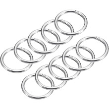 Round Spring O Rings, Trigger Buckle Snap Clips for Bags, Purses, DIY Accessories