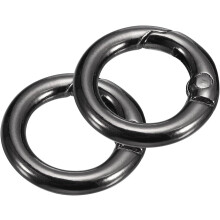 Round Spring O Ring, Trigger Buckle Snap Clips for Bags, Purses, Keyrings, DIY Accessories