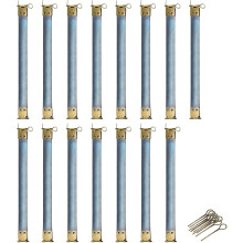 Metal Internal Flex Frames, 15Pcs 180mm/7.09" Long Lock Frame Kiss Lock Clasp Bag Frame, Hinges Spring Clip Hook for DIY Purse Handle Bag Making Sewin