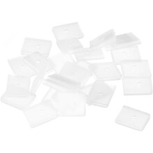 Silicone End Caps, 100Pcs 10mm - Silicone Plug Fit for Corset Polyester Boning for Sewing, for Wedding Dress, Bridal Gown (White)