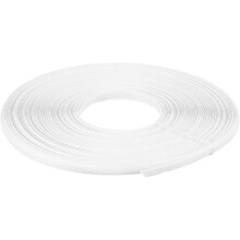 Boning for Sewing, 1Pcs 25 Yards 6mm - Polyester Sew-Through Low-Density Corset Boning for Wedding Dress, Bridal Gown (White)