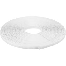 Boning for Sewing, 1Pcs 50 Yards 10mm - Polyester Sew-Through Low-Density Corset Boning for Wedding Dress, Bridal Gown (White)