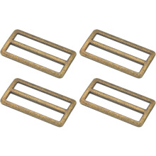 Metal Slide Buckle, Metal Zinc Alloy Adjustable Buckles, Flat Slide Strap Release Buckles for Straps