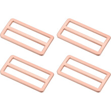 Metal Slide Buckle, Metal Zinc Alloy Adjustable Buckles, Flat Slide Strap Release Buckles for Straps