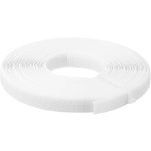 Boning for Sewing, 1Pcs 10 Yards 12mm - Polyester Sew-Through High-Density Corset Boning for Wedding Dress, Bridal Gown (White)
