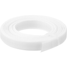 Boning for Sewing, 1Pcs 5 Yards 12mm - Polyester Sew-Through Low-Density Corset Boning for Wedding Dress, Bridal Gown (White)