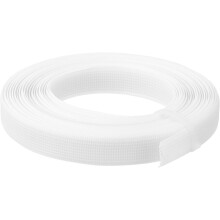 Boning for Sewing, 1Pcs 5 Yards 12mm - Polyester Sew-Through High-Density Corset Boning for Wedding Dress, Bridal Gown (White)