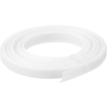 Boning for Sewing, 1Pcs 5 Yards 8mm - Polyester Sew-Through Low-Density Corset Boning for Wedding Dress, Bridal Gown (White)