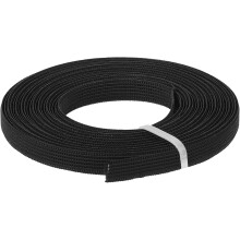 Boning for Sewing, 1Pcs 5 Yards 8mm - Polyester Sew-Through High-Density Corset Boning for Wedding Dress, Bridal Gown (Black)