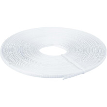 Boning for Sewing, 1Pcs 25 Yards 4mm - Polyester Sew-Through Low-Density Corset Boning for Wedding Dress, Bridal Gown (White)