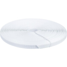 Boning for Sewing, 1Pcs 50 Yards 15mm - Polyester Sew-Through High-Density Corset Boning for Wedding Dress, Bridal Gown (White)