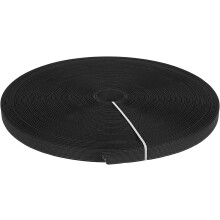 Boning for Sewing, 1Pcs 50 Yards 15mm - Polyester Sew-Through High-Density Corset Boning for Wedding Dress, Bridal Gown (Black)