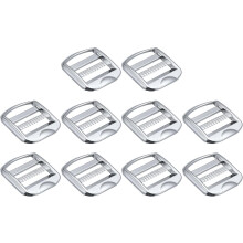 Metal Ladder Buckle, Slider Metal Adjustable Buckles for Backpack Strap