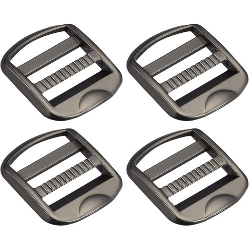 Metal Ladder Buckle, Slider Metal Adjustable Buckle for Backpack Strap