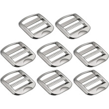 Metal Ladder Buckle, Slider Metal Adjustable Buckles, for Webbing Backpack Strap