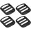 Metal Ladder Buckle, Slider Metal Adjustable Buckle for Backpack Strap 1