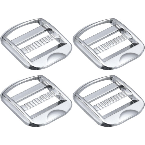 Metal Ladder Buckle, Slider Metal Adjustable Buckle for Backpack Strap