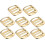 Metal Ladder Buckle, Slider Metal Adjustable Buckles, for Webbing Backpack Strap 1