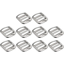 Metal Ladder Buckle, Slider Metal Adjustable Buckles for Backpack Strap