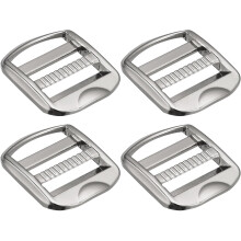 Metal Ladder Buckle, Slider Metal Adjustable Buckle for Backpack Strap