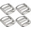 Metal Ladder Buckle, Slider Metal Adjustable Buckle for Backpack Strap 1