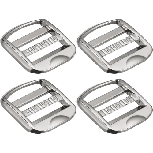 Metal Ladder Buckle, Slider Metal Adjustable Buckle for Backpack Strap