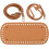 Leather Bag Backpack Making Set, 3Pcs Leather Purse Making Kit with Bag Bottom, Shoulder Strap, Drawstring for DIY Bag Making, Brown 1