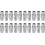 Leather Cord End Clasp, 20 Pcs 4mm Hole Leather Clasps, Silver 1