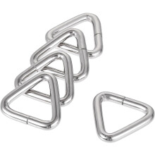 Triangle Ring Buckle, 0.79"(20mm) Inner Width for Hardware Strap Craft DIY 10pcs