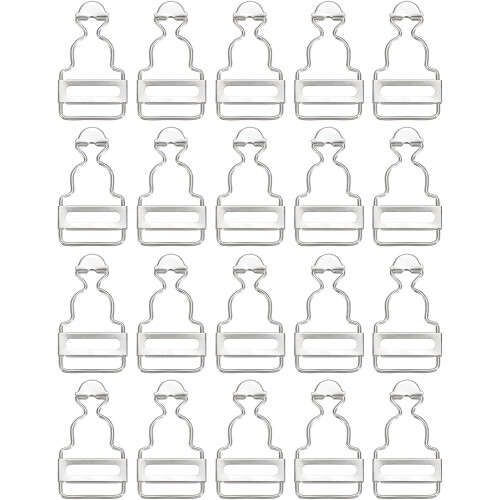 Overall Buckles, Retro Metal Suspender Replacement Buckles