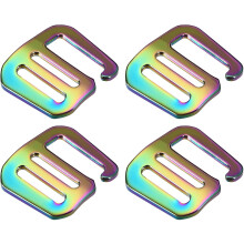 Metal G Hooks Webbing Buckles G-Hook Wave Buckle Adjuster Slide Buckle for Backpack