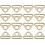 Triangle Buckle Adjuster, Triangle D Rings Adjuster Triangle with bar Swivel Clip for Bag Strap, 1