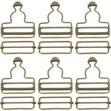 Overall Buckles, Metal Suspender Replacement Buckles for Trousers Cotton Jeans