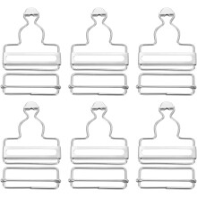 Overall Buckles, Metal Suspender Replacement Buckles for Trousers Cotton Jeans