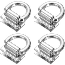 Metal Bag Connector with D Ring, Purse Bridge Hanger Buckle with Screws Purse DIY, Key Chain Lanyard