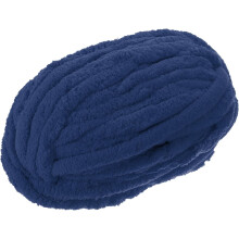Chunky Yarn, 1Pcs 27m x 2cm - Polyester Blanket Yarn, Hand-Knitted DIY Thick Chenille Yarn for Crocheting Blankets Bags Scarf Hats (Navy Blue)