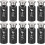 20Pcs Plastic Cord Lock Draw String Double Hole Spring Toggle Stoppers Spring Stop for Backpack Shoelaces Drawstrings, 4mm Black Silver 1