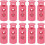 30Pcs Plastic Cord Lock Draw String Double Hole Spring Toggle Stoppers Spring Stop for Backpack Shoelaces Drawstrings, 4mm Rose Pink 1