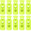 30Pcs Plastic Cord Lock Draw String Double Hole Spring Toggle Stoppers Spring Stop for Backpack Shoelaces Drawstrings, 4mm Bright Green 1