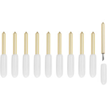 10Pcs Fine Point Cutting Blade for Maker/Maker 3/ExploreAir/Air 2/Air 3 Cutting Machines Fine Point Blade Replacement Gold Tone