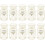 30Pcs Plastic Cord Lock Draw String Single Hole Spring Toggle Stoppers Spring Stop for Backpack Shoelaces Drawstrings, 5.5x3mm White 1