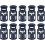 30Pcs Plastic Cord Lock Draw String Single Hole Spring Toggle Stoppers Spring Stop for Backpack Shoelaces Drawstrings, 5.5x3mm Navy Blue 1