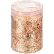 Gold Foil Flakes for Resin, 10g Metallic Foil Flakes, Imitation Gold Foil Flakes Metallic Leaf for Nail Art, Resin Art, Crafts, Painting, Candle and J