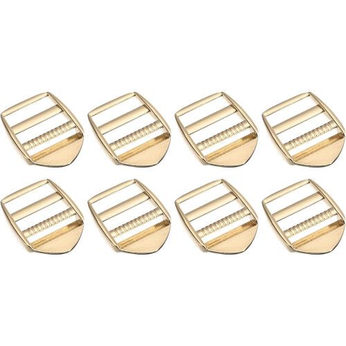 Metal Ladder Buckle Slider Tri-Glider Adjustable Buckles, for Webbing Backpack Strap