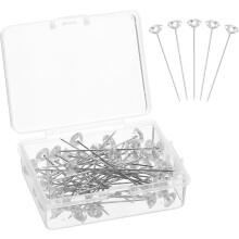 Bouquet Pins 144pcs 2 Inch Corsage Pins Flower Pins Straight Head Pins for Wedding Bouquet Sewing Decoration DIY Craft