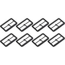 Metal Roller Buckles, Triglides Slider Movable Bar Strap Adjuster Rectangle Keeper for Bags Leather Crafts