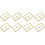 Metal Roller Buckles, Single Prong Belt Strap Adjuster 1