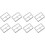 Metal Roller Buckles, Single Prong Belt Strap Adjuster 1
