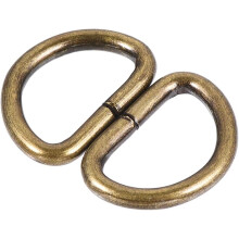 Metal D Ring 0.39"(10mm) D-Rings Buckle for Hardware Bags Belts Craft DIY Accessories Bronze Tone 150pcs